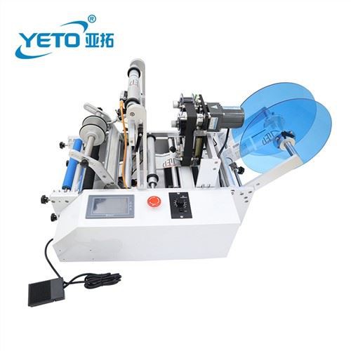 Полуавтоматическая этикетировочная машина для принтера с наклейками для круглых бутылок